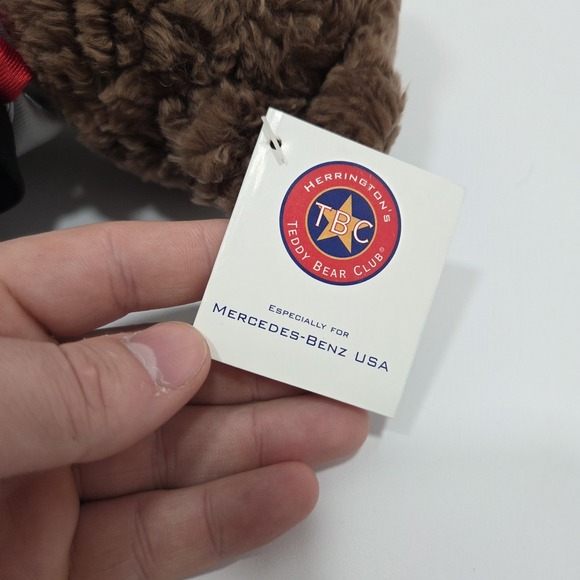 Rare Herrington Collector Teddy Bear Mercedes-Benz Indianapolis 2000 Collectors - Picture 5 of 11